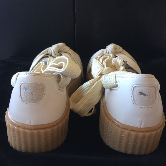 Fenty PUMA Rihanna Bow Creeper Leather Sandal - Picture 8 of 8